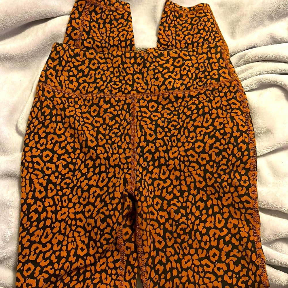 J Crew Weekend leopard print leggings XS